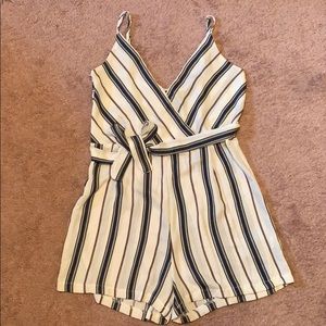 Striped romper